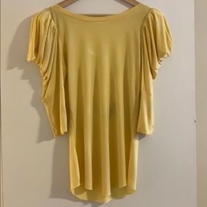 Yellow stylish top for the fresh look